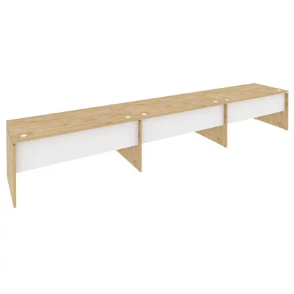 Рабочая станция ОНИКС О.РС-3.4.8 Тиквуд Светлый/Белый / ONIX O.RS-3.4.8_0