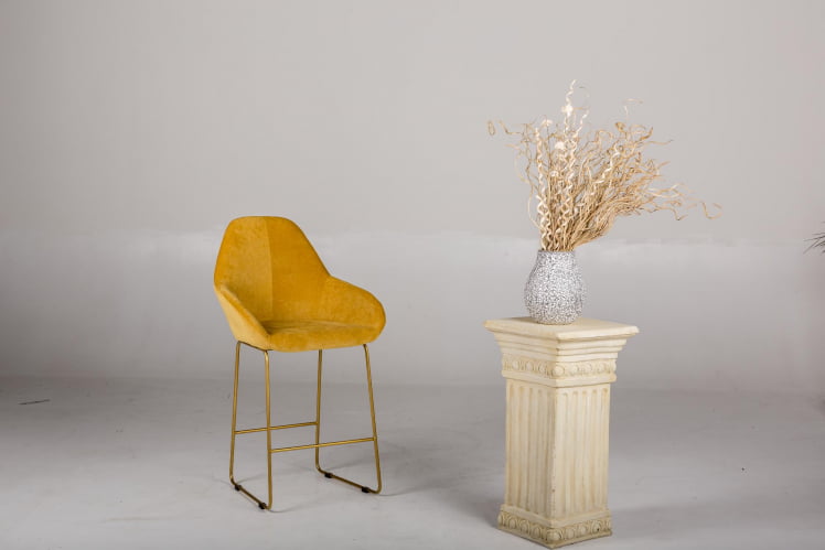 Стул полубарный Кент (ПБ) Браун/Линк / Kent_4