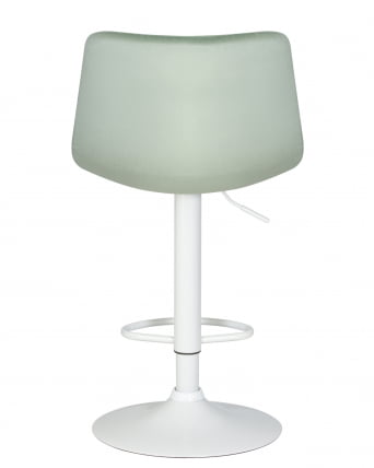 Стул барный ДОБРИН ТАИЛОР ВХИТЕ Пудрово-мятный велюр МДЖ9-87 / DOBRIN TAILOR WHITE MJ9-87_4