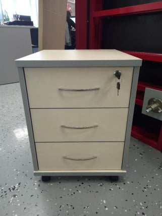 Тумба подкатная ИМАГО ТМ-3.А Клен Металлик / IMAGO_1