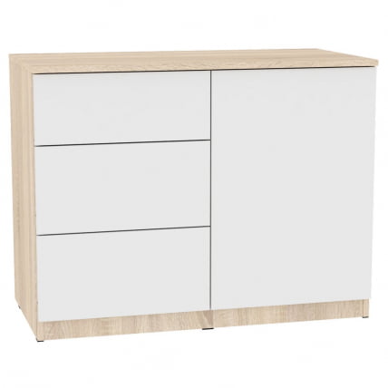 Комод Калисто(К16)699х902х468ПУСХтоОПЕН(ДСС-Белый) / Калисто(K16)699х902х468PUSHtoOPEN(ДСС-Белый)_0