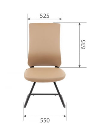 Офисное кресло CХАИРМАН 500 В (В) ЭКО экокожа Бежевый / CHAIRMAN (V)_16