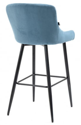 Барный стул Еверпроф Нико Ткань Голубой / Everprof Nico_3