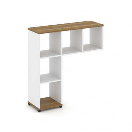 Надставка на стол низкая без наполнения CОНCЕПТ CН.НН-001 Сандал Янтарный Белый бриллиант Черный металл / CONCEPT CN.NN-001_0