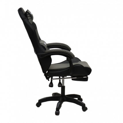 Кресло 908 КИНГКУЕЕН цвет черный/темно серый с массажем и подсветкой 908-блаcк-дгрей-масс / KINGQUEEN 908-black-dgrey-mass_5