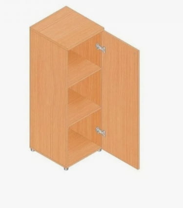 Шкаф для документов средний Р.Пс-3 Крафт белый_1