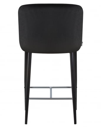 Стул полубарный ДОБРИН CХРИСТИАН 65 черный велюр В108-77 / DOBRIN CHRISTIAN V108-77_4