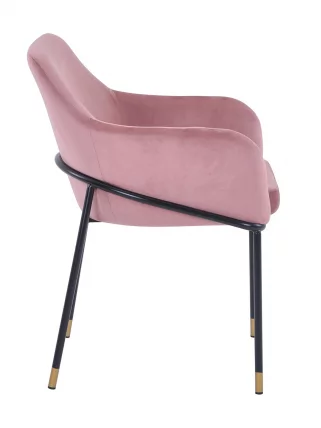 Стул Сандра велюр Пыльно-розовый_2
