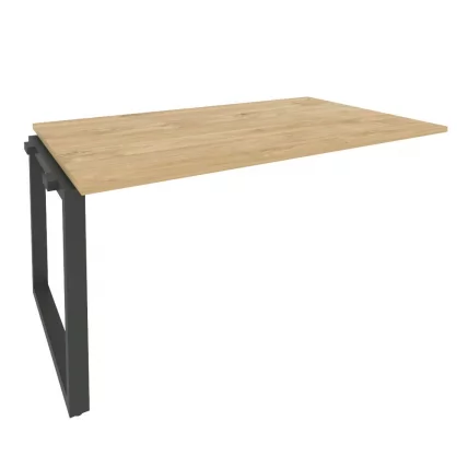 Проходной наборный элемент переговорного стола ОНИКС О.МО-НПРГ-4 Тиквуд Светлый/Антрацит / ONIX O.MO-NPRG-4_0