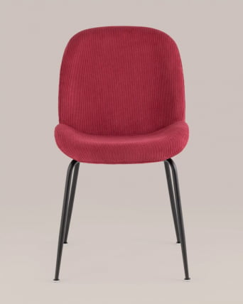 Стул Беетле велюр Красный / Beetle_5