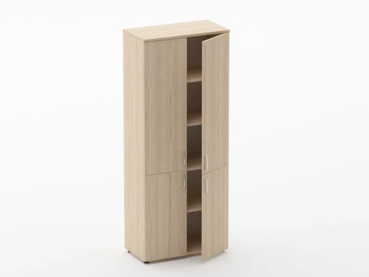 Шкаф высокий закрытый Глассй 6.19.131 Венге / Glassy_1