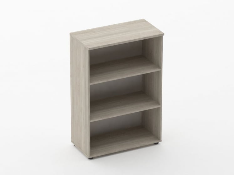 Шкаф средний открытый Твин 16.14.121 Дуб Сантана светлый / Twin_0