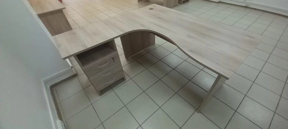 Стол эргономичный левый Альфа 64.22 Дуб Кронберг_2