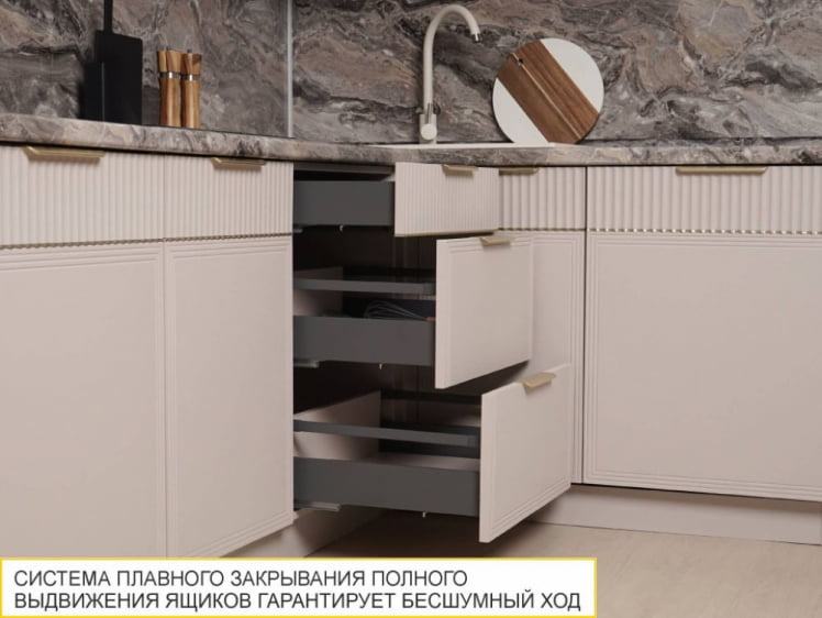 Напольный шкаф (3 ящика с системой плавного закрывания) Флоренция 107.92_3