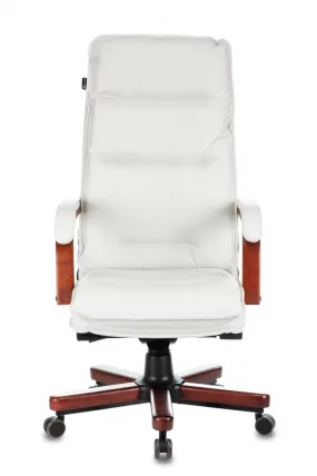 Кресло руководителя Бюрократ Т-9927ВАЛНУТ Слоновая кость / T-9927WALNUT_1