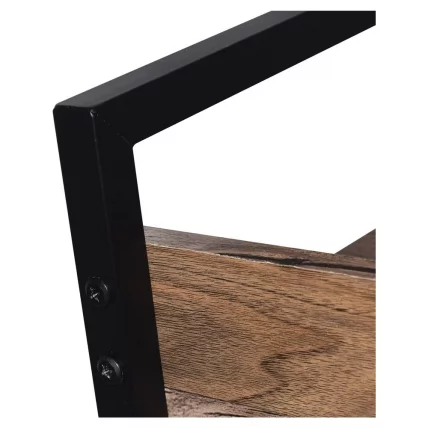 Стеллаж на металлокаркасе БРАБИКС ЛОФТ СХ-002 Мореный дуб / BRABIX LOFT SH-002_8