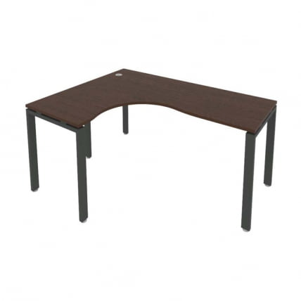 Стол письменный МЕТАЛ СЙСТЕМ БП.СА-4 Л Венге/Антрацит / METAL SYSTEM_0