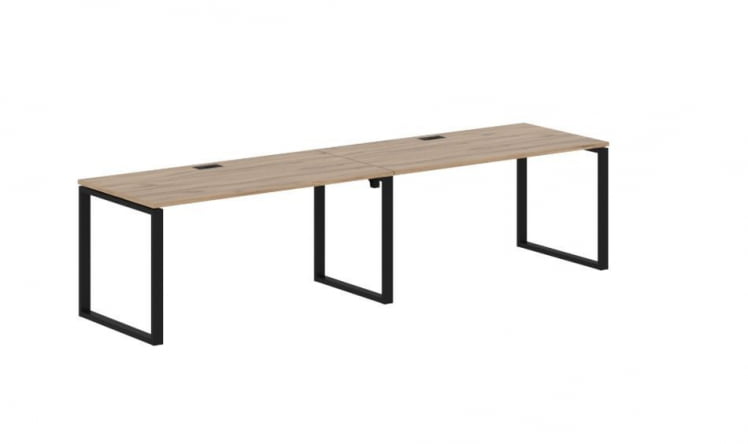 Бенч-система ЕДИС ЕКВСТ 3180 Дуб Денвер светлый Черный / EDIS EQWST_0