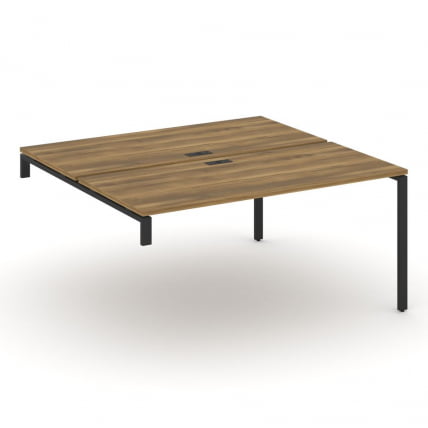 Двойной стол-надставка на опорную тумбу CОНCЕПТ CН.ДСН-004 Сандал Янтарный Антрацит / CONCEPT CN.DSN-004_0