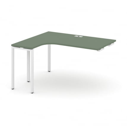 Стол-приставка к опорной тумбе/шкафу (левый) CОНCЕПТ CН.ОСАПР-006(Л) Кобо Белый / CONCEPT CN.OSAPR-006(L)_0