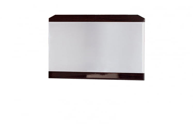 Зеркало Ронда №313 Венге Белый глянец_0