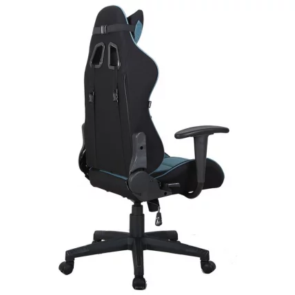 Кресло компьютерное БРАБИКС ГТ Расер ГМ-100 Черный-голубой / BRABIX GT Racer GM-100_7