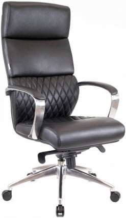 Кресло для руководителя Еверпроф Пресидент Экожа Черный / Everprof President_0