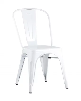 Стул ТОЛИКС с высокой спинкой Белый глянцевый / TOLIX_0