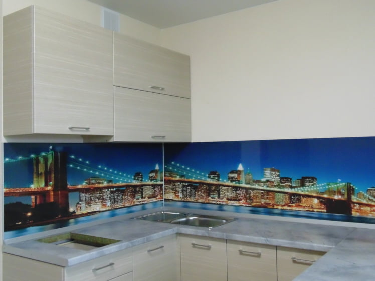 Глянцевый фартук (КОМПОЗИТ) КМ 67 / KM_1