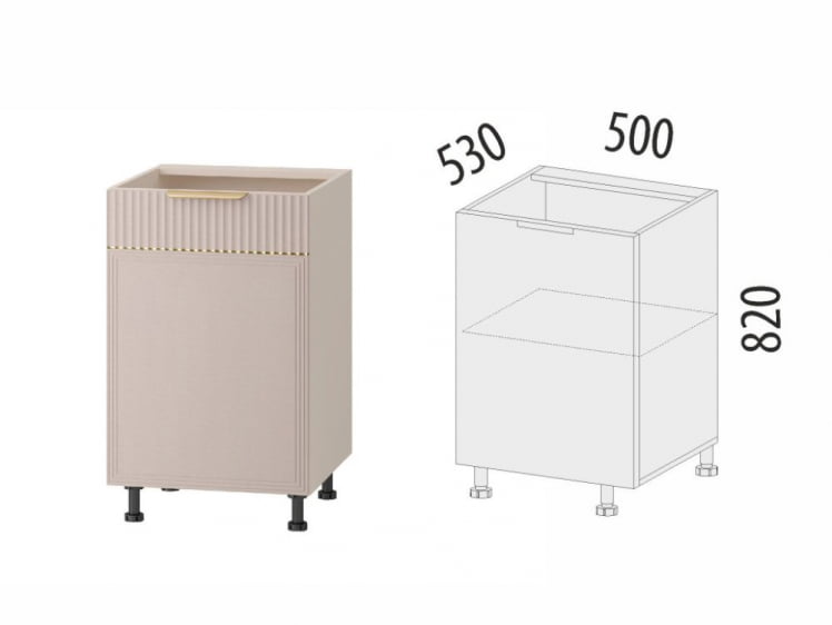 Напольный шкаф (лев/прав) Флоренция 107.61_5