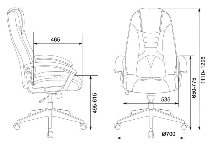 Кресло игровое Зомбие 8 Оранге / Zombie Orange_6