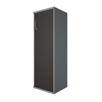 Шкаф средний узкий правый Рива А.СУ-2.3 Пр Венге/Металлик / Riva_0