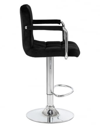 Стул барный ДОБРИН КРУГЕР АРМ (черный велюр (МДЖ9-101)) 2 шт / DOBRIN KRUGER ARM (MJ9-101))_5