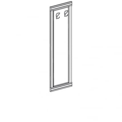 Панель-вешалка Флоренция 650 Дуб Оксфорд_1