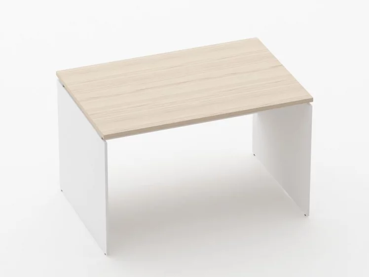 Стол прямой Дека ЛДСП каркас 75.08.12 Туя/Белый / Deka_0