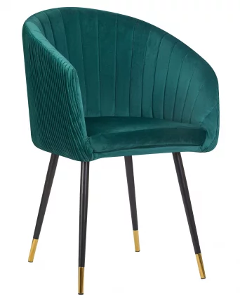 Стул обеденный ДОБРИН МАРЙ Зеленый велюр 1922-9 / DOBRIN MARY_0