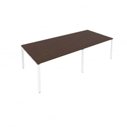 Переговорный стол (2 столешницы) Метал Сйстем Б.ПРГ-2.3 Венге/Белый / Metal System_0