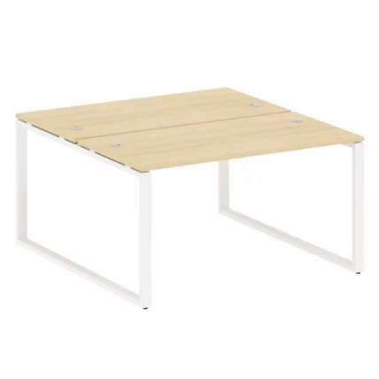 Рабочая станция на О-образном м/к Метал Сйстем БО.РАС-СП-2.3 Акация лорка/белый / Metal System_0