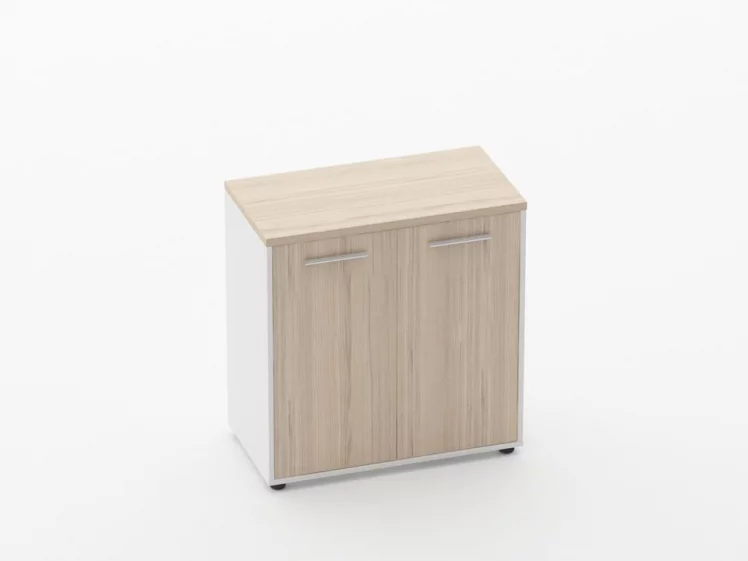 Шкаф 1 широкий закрытый Дека 10.08.111 Туя/Белый / Deka_0