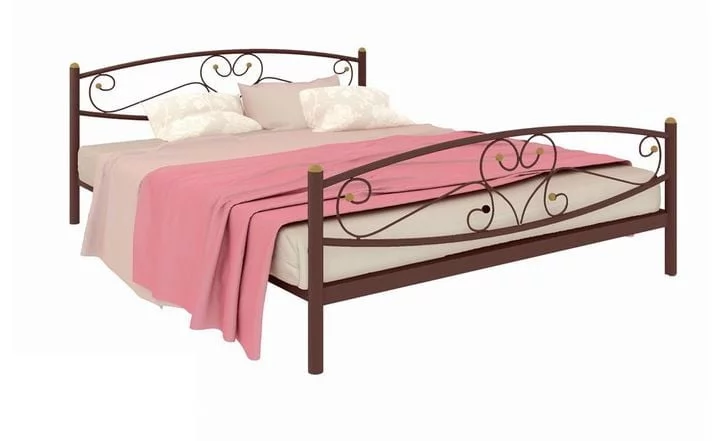 Кровать Каролина Плус 1200х2000 Медная / Plus_0