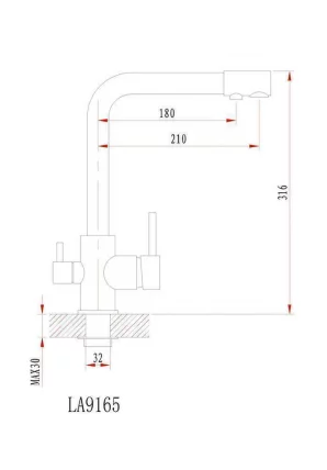 Кухонный смеситель ГРАНУЛА 2015 Черный / GRANULA_1