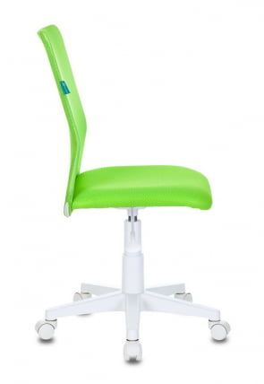Кресло детское Бюрократ КД-9 (пластик белый) Салатовый / KD-9_2
