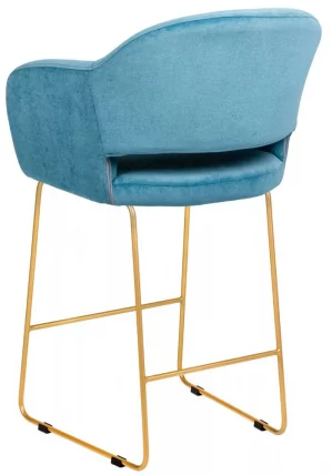 Стул барный Оскар (Б) Блю/ЛинкЗолот / Oscar_1