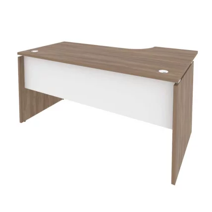 Стол эргономичный левый ОНИКС О.СА-1Л Дуб Аризона/Белый / ONIX O.SA-1L_0