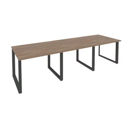 Стол переговорный (3 столешницы) ОНИКС О.МО-ПРГ-3.1 Дуб Аризона/Антрацит / ONIX O.MO-PRG-3.1_0