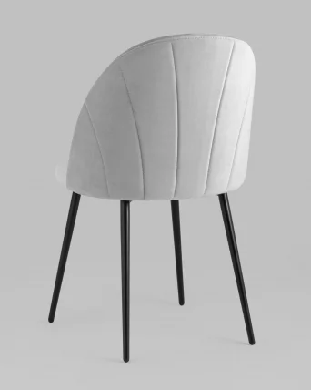 Стул для кухни Логан НЕВ велюр Светло-серый / NEW_5