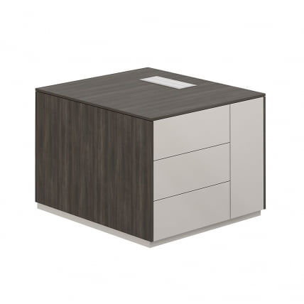 Тумба опорная 800 правая Атлас НЗ-0212.БТ.ГС.Р Бренсон Трюфель Серый камень / Atlas NZ-0212.BT.GS.R_0