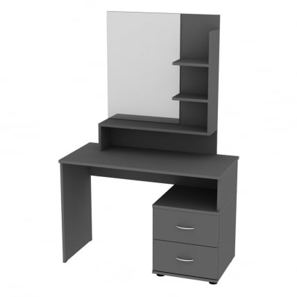 Туалетный столик Алиса(C3)1524х1001х459ручкаскоба96мм(Графит) / Алиса(C3)1524х1001х459ручкаскоба96мм(Графит)_0