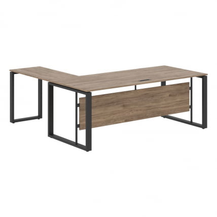 Стол с боковой приставкой ЕНИО ЕCТ 2019 Кария Пальмира/Антрацит / ENIO ECT_0