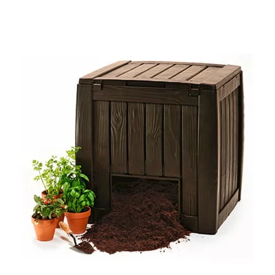 Компостер ДЕCО CОМПОСТЕР ВИТХ БАСЕ 340 Л / DECO COMPOSTER WITH BASE L_0